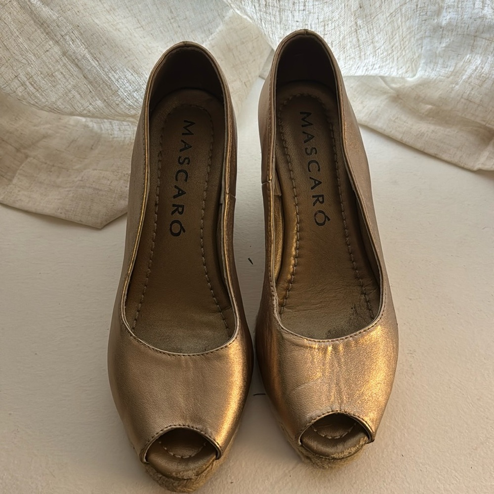 Mascaro Rose Gold Wedges
